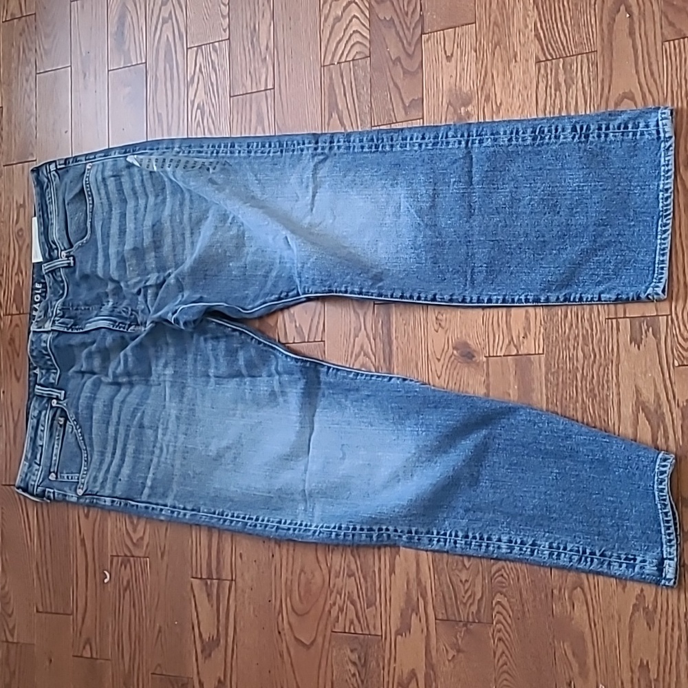 American Eagle Outfitters Men's Relaxed Jeans - Blue Wash